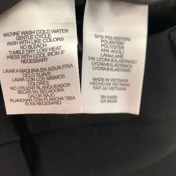 Jones New York black dress pants. - Picture 6 of 7